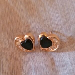 Cute Heart Vintage Avon Earrings